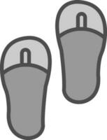 Flip flops Vector Icon Design