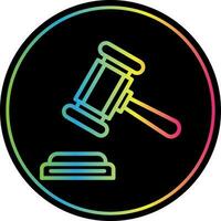 Gavel Vector Icon Design