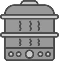 Steamer Vector Icon Design