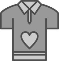 diseño de icono de vector de camisa