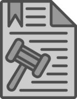 Legal document Vector Icon Design
