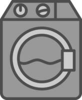 Washer machine Vector Icon Design