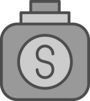 Solvent Vector Icon Design