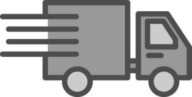 Delivery truck Vector Icon Design