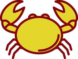 Crab Vector Icon Design