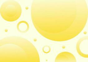 abstract geometric background yellow element with gradient round shape vector