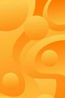 orange gradient abstract background banner poster vector