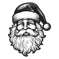 lindo santa face - generativo ai png