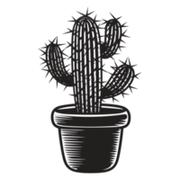 hermosa cactus - generativo ai png