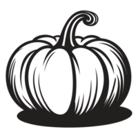 Beautiful Pumpkin Silhouette - Generative Ai png