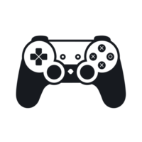 Gaming Controller Silhouette - Generative Ai png