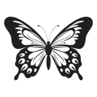 schön Schmetterling Silhouette - - generativ ai png