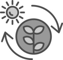 Photosynthesis Vector Icon Design