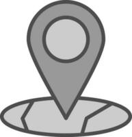 Map pointer Vector Icon Design