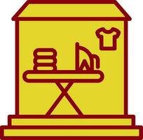 Laundry shop Vector Icon Design