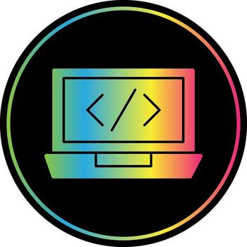 Coding Vector Icon Design