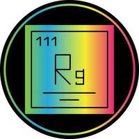 Roentgenium Vector Icon Design