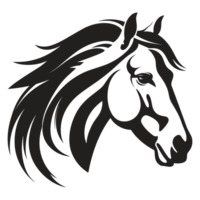 Beautiful Horse Silhouette - Generative Ai png