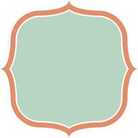 Sticker with space for your message. vector