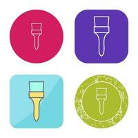 Unique Brush Vector Icon
