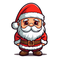 hermosa Navidad Papa Noel - generativo ai png