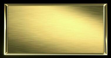 Golden frame with gradient background photo