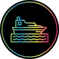 diseño de icono de vector de barco