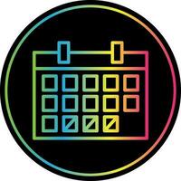 diseño de icono de vector de horario