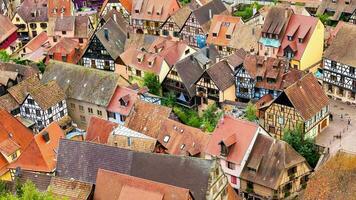 Scenery of Alsace region in France photo