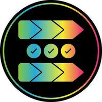 Value chain Vector Icon Design