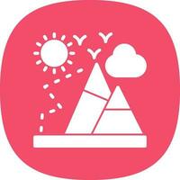 Mountaineering Vector Icon Design