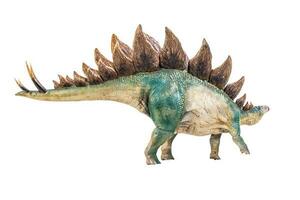 dinosaurio , estegosaurio en aislado antecedentes foto
