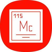 Moscovium Vector Icon Design