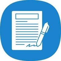 Agreement Vector Icon Design