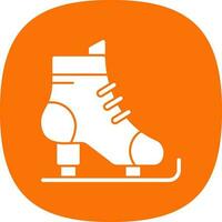 Ice skates Vector Icon Design