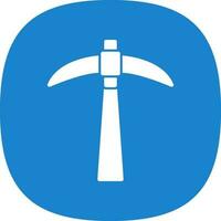 Pickaxe Vector Icon Design
