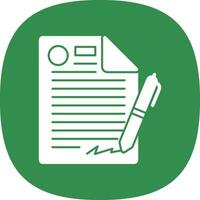 Contract Vector Icon Design