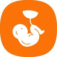 Fetus Vector Icon Design