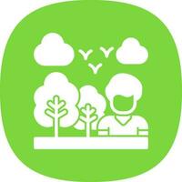 Adventurer Vector Icon Design