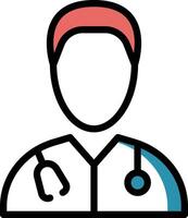 doctor vector illustration on a background.Premium quality symbols.vector icons for concept and graphic design.