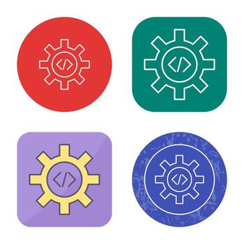 icono de vector de optimización de código único