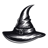 Scary Witch Hat - Generative Ai png