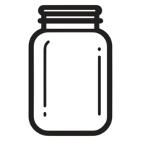 Beautiful Jar Silhouette - png