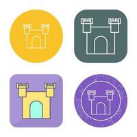 Unique Castle Vector Icon