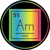 Americium Vector Icon Design