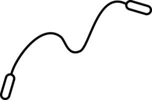 Symbol of Skipping Rope. vector