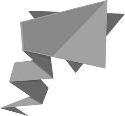 Black and gray stylish blank ribbon.