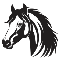 Beautiful Horse Silhouette - Generative Ai png