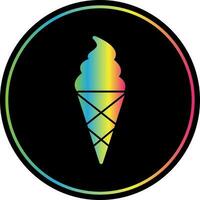 Ice cream cone Vector Icon Design