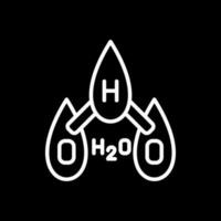 H2O vector icono diseño